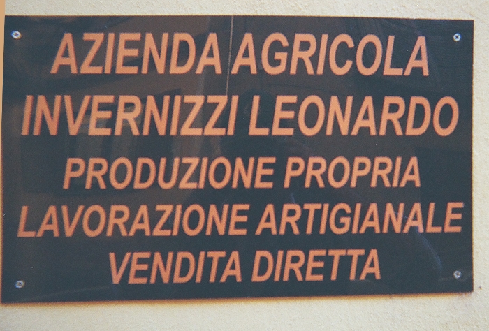 Azienda Agricola Invernizzi Leonardo - produzione propria, lavorazione artigianale, vendita diretta